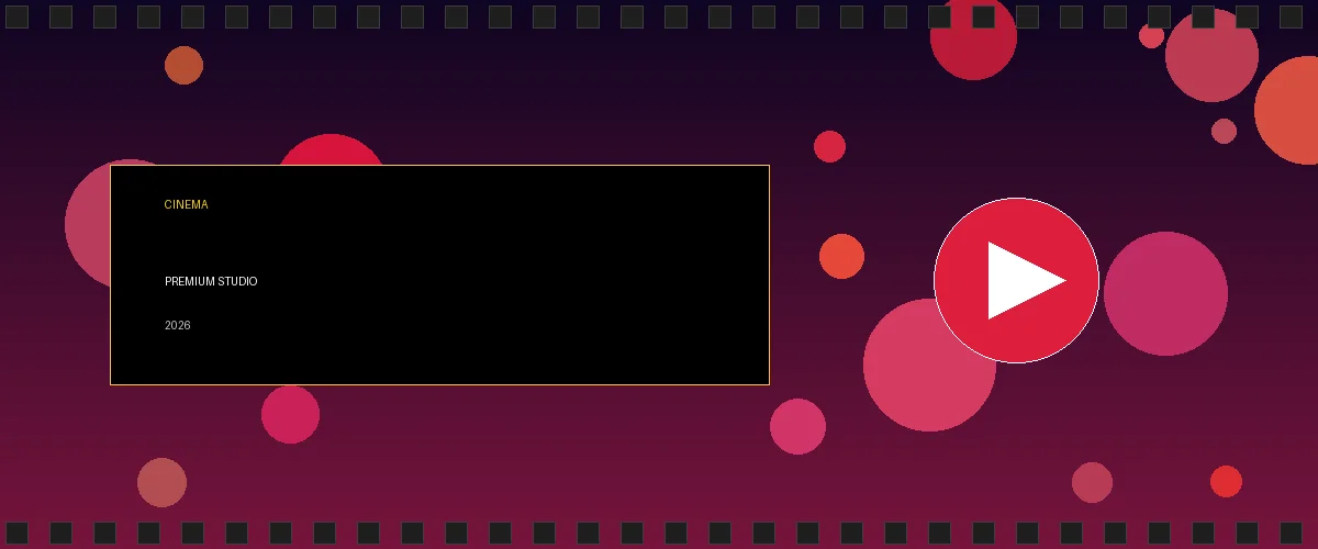 搞鸡影视传媒平台主视觉横幅展示专业影视制作场景